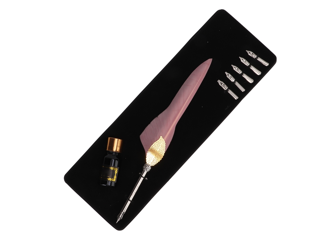 Set Pluma De Pluma Duradera Creatividad Escritura Fácil Caja Regalo Para Amante Profesor Compañero Regalo Dirty Powder