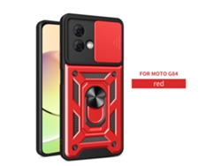 Capa Magnética Para Celular Para Carrosvermelho janela Com Função siga O Dedo - Moto G85 5g (internacional)