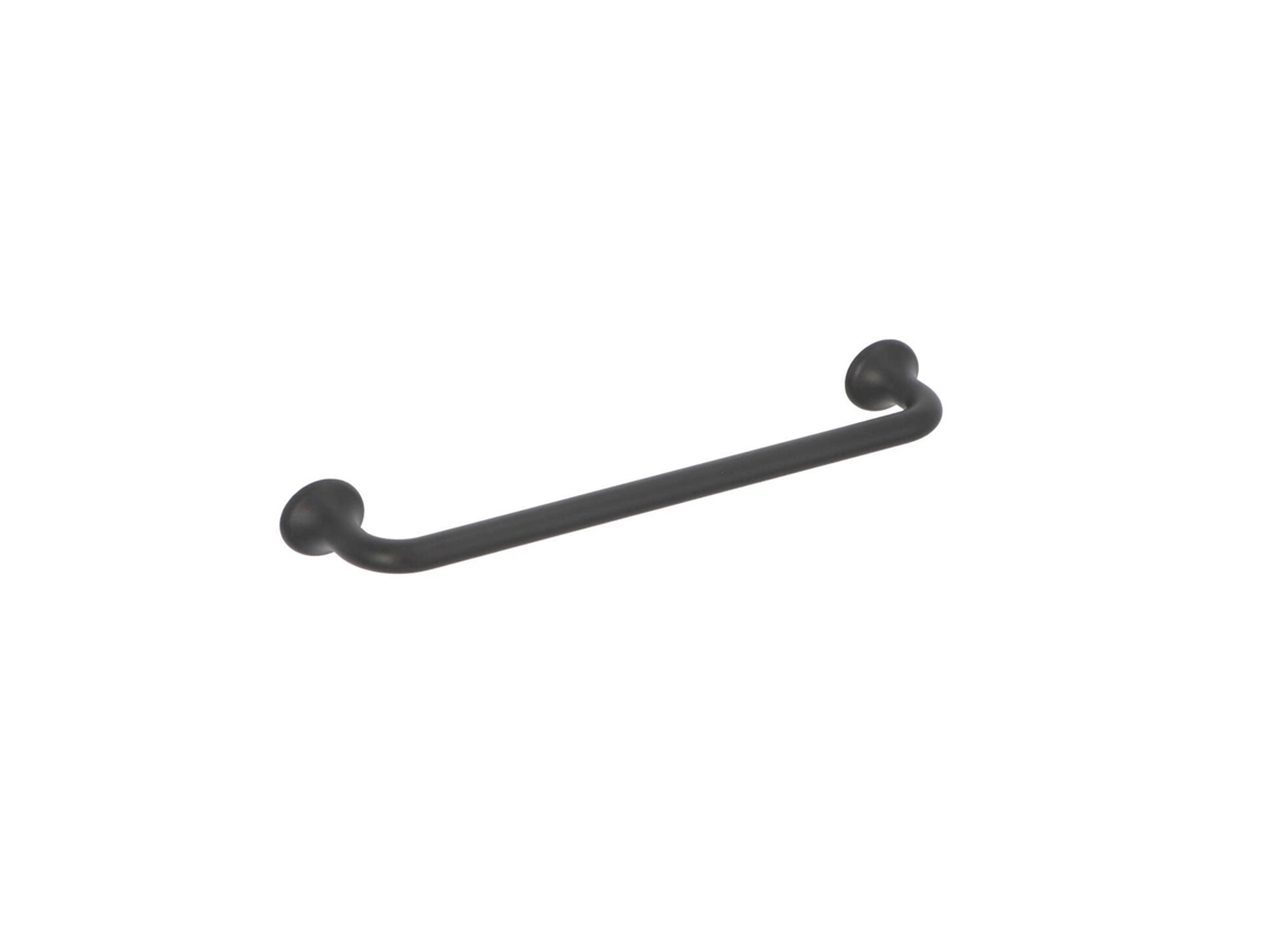 Tirador Para Mueble De Zamac Distancia Entre Ejes De 160 Mm Barniz Negro Mate Lote De 6mm