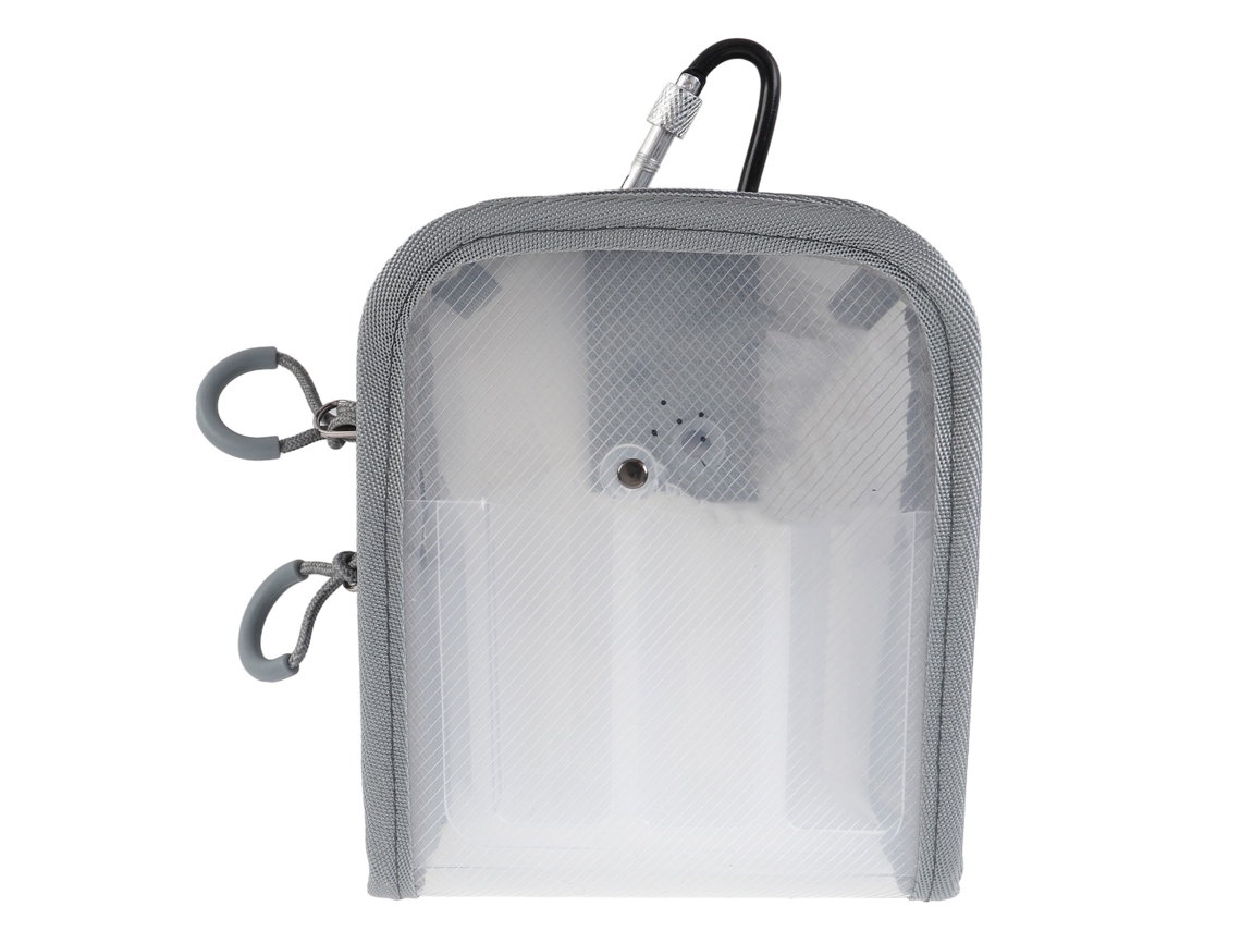 Danu26-caja De Señuelos De Pesca Con 6 Compartimentos, Resistente Al Agua, Nylon Pc, Portátil, Organizador De Carnada Con Cremalleras Duales, Gris