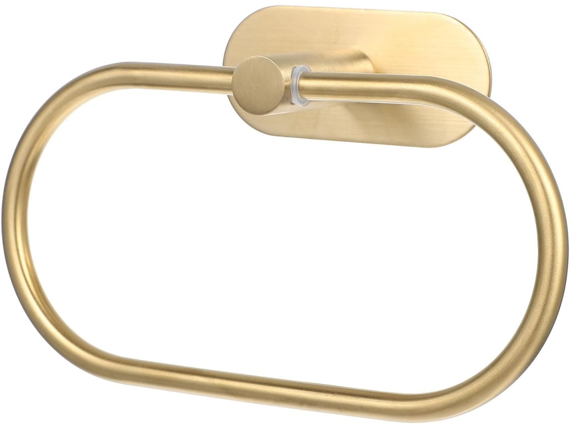 Anillo Toallero De Pared De Acero Inoxidable 304 Con Bordes Lisos Y Resistentes A Los Arañazos.