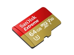 Tarjeta micro SD SANDISK Extreme 64GB 90MB/S V30