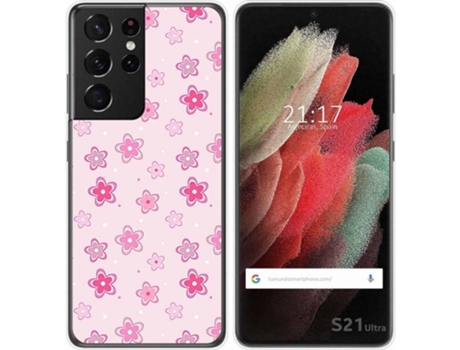 Carcasa Samsung Galaxy S21 Ultra 5G TUMUNDOSMARTPHONE Flores Multicolor