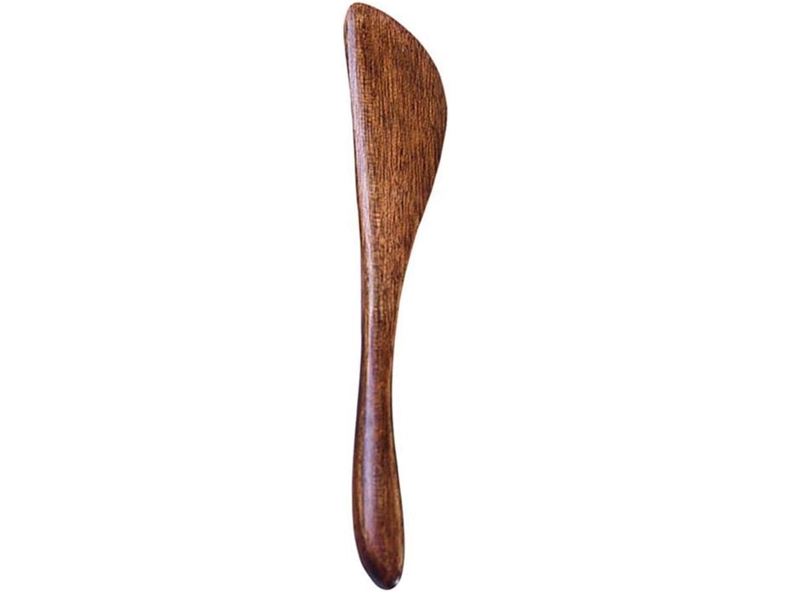 Espátulas de madera hechas a mano - Para mantequilla, queso y mermelada - Estilo vintage - (1 unidad)