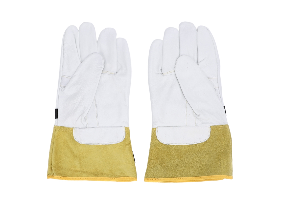 Guantes De Trabajo De Cuero Aislados Resistentes Con Tira Elástica