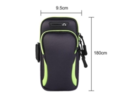 Estuche Deportivo Móvil Funda Brazo Impermeable Running Soporte Teléfonos 6.5 Pulgadas