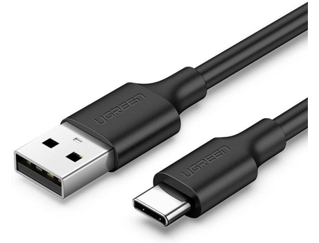 Cable UGREEN (USB - 0.5m - Negro)