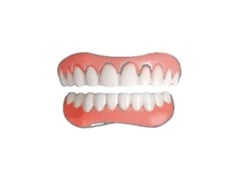 Próteses dentárias naturais e confortáveis para um sorriso confiante sem precisar ir ao dentista.