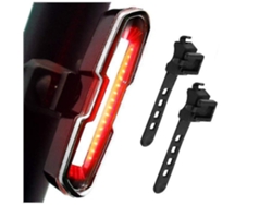 Luz Trasera De Bicicleta Potente De 110 Lúmenes, Luz De Bicicleta Led Recargable Usb Con 5 Modos Fijos/flash Yizhood (negro)