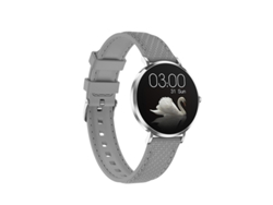 Yizhood T8 Ultra Smartwatch AMOLED de 1,19'' con diseño ultrafino y 3 correas – Plateado