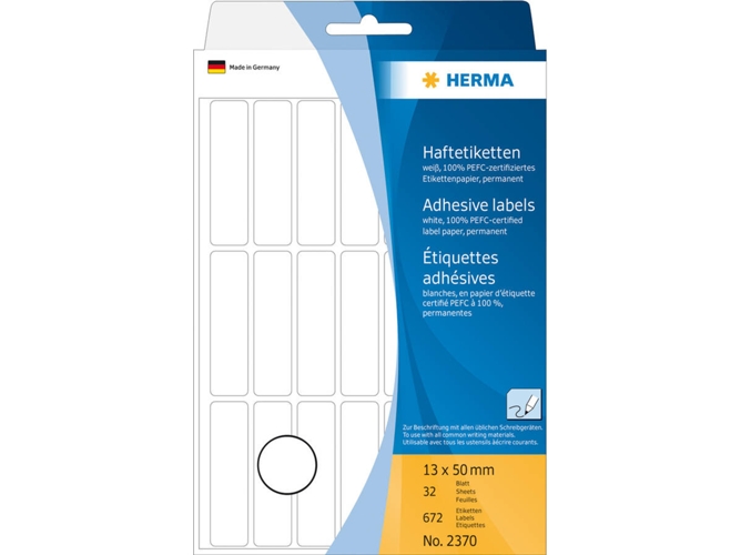Etiquetas Autoadhesivas HERMA 2370