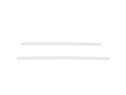 2 Varillas De Plástico Pom Blancas De 50 Cm X 1,5 Cm, Resistentes Al Desgaste, Para Ingeniería.