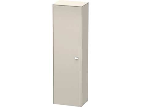 Armario alto DURAVIT Brioso 177,0x52,0x36,0 cm 1 puerta abatible a la izquierda 1 estante de madera 3 estantes de cristal