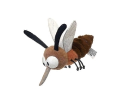 Mosquito De Peluche De 25 Cm. Color Como Se Muestra En La Imagen.