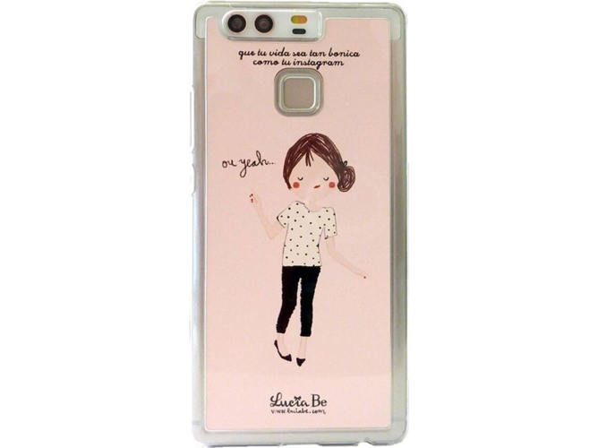 Funda LUCIA BE 2D Huawei P9 Rosa