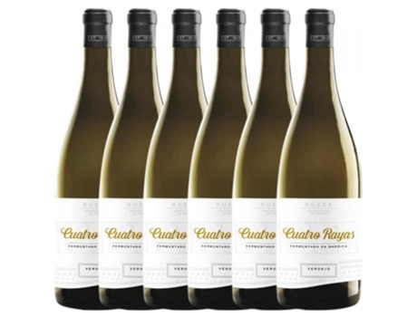 Vino CUATRO RAYAS Cuatro Rayas Fermentado En Barrica Verdejo Rueda (0.75 L - 6 unidades)