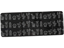 Protector contra salpicaduras para estufa de gas, plegable, negro, Slowmoose