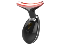 Dispositivo Rejuvenecedor, Reafirmante Y Lifting De Piel Con Luz Roja Led (negro), Adecuado Para Rostro Y Cuello, Incluye Batería Usb.