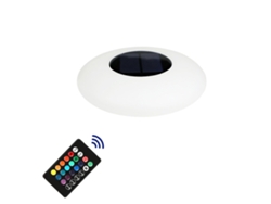 Luz Flutuante Solar Para Piscina Ip67 Impermeável Com 16 Cores E Controle Remoto Para Jardim E Decoração Exterior