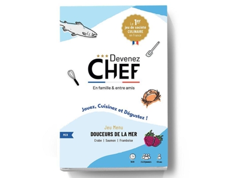 Kit de Cocina DEVENEZ CHEF Torne-Se Um Chef Culinário Menu de Frutos Do Mar