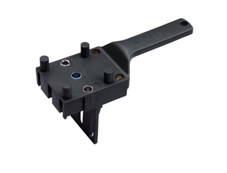 Plantilla para agujeros de madera rápida, plantilla para orificios de bolsillo de mano de plástico ABS, perforadora de brocas de 6/8/10 mm para jun...