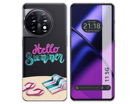 Funda Silicona Transparente para Oneplus 11 5G diseño Summer Dibujos