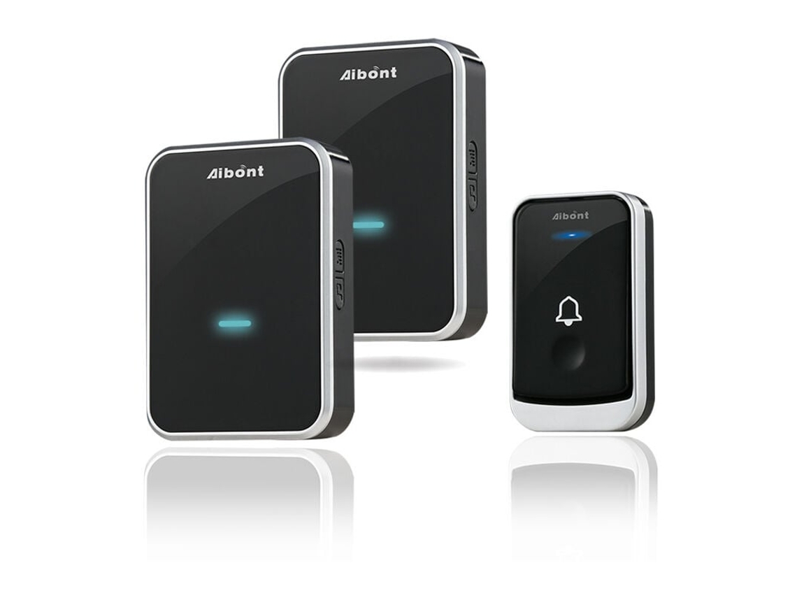 Timbre Inalámbrico Multifuncional De Alcance Remoto, Kit De Timbre De Puerta Impermeable De Fácil Instalación Con Volumen Ajustable Para Personas Con