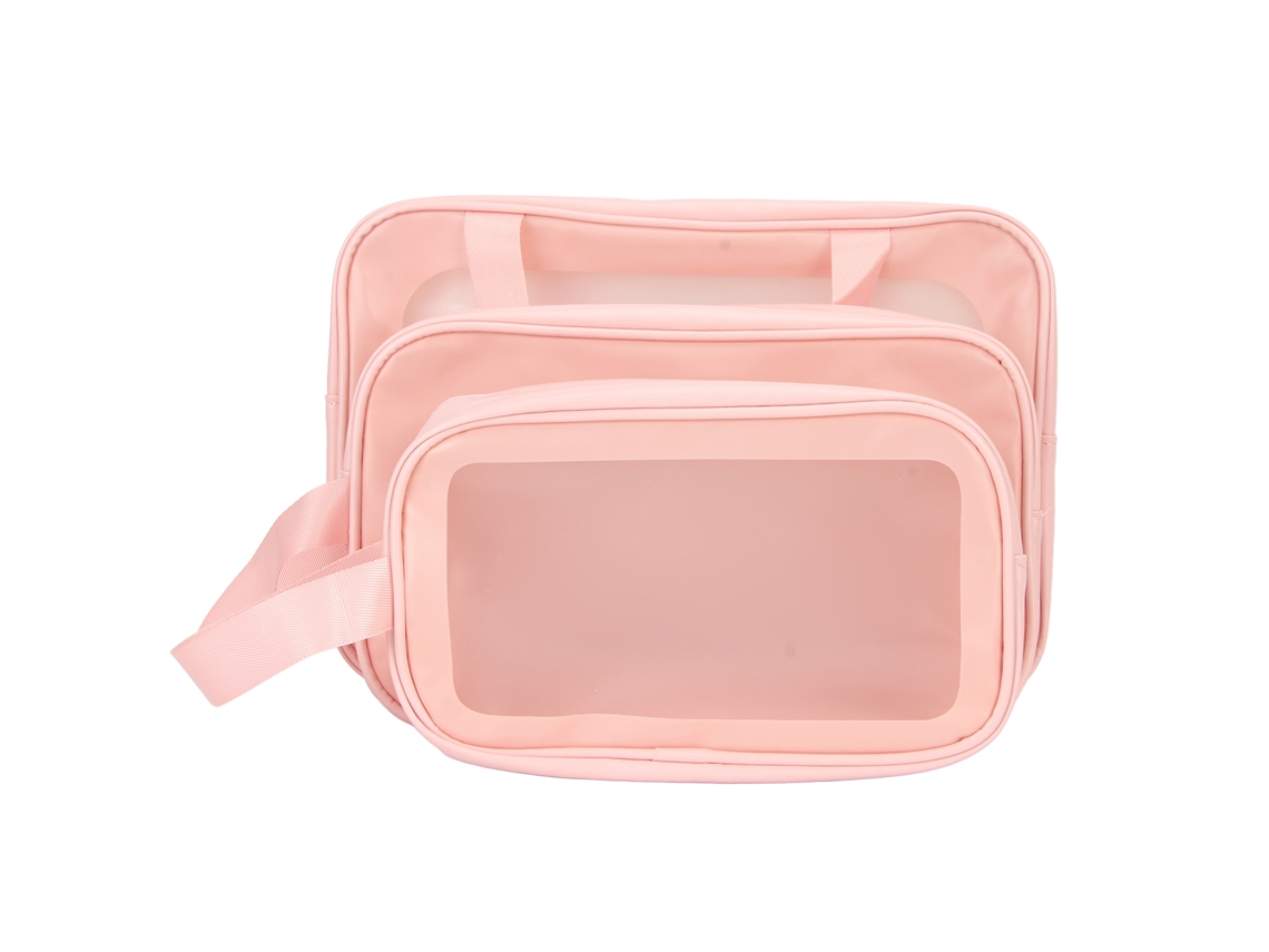 Juego De 3 Neceseres De Maquillaje Portátiles E Impermeables De Gran Capacidad Para Viajes.
