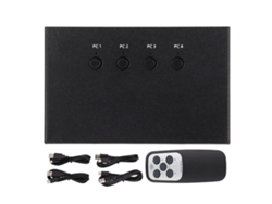 Yncm-switch Kvm Hdmi 4k Hd 4 Entradas 1 Saída