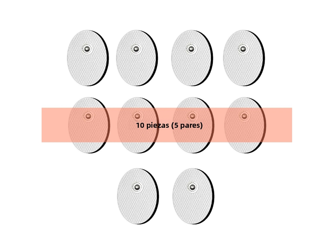 (10 Piezas, 4 X 3 Cm) Parche De Estimulación Muscular Ems, Electrodo De Gel Autoadhesivo No Tejido