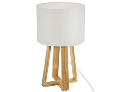 Lampara madera blanca berg FACTORY CUADROS