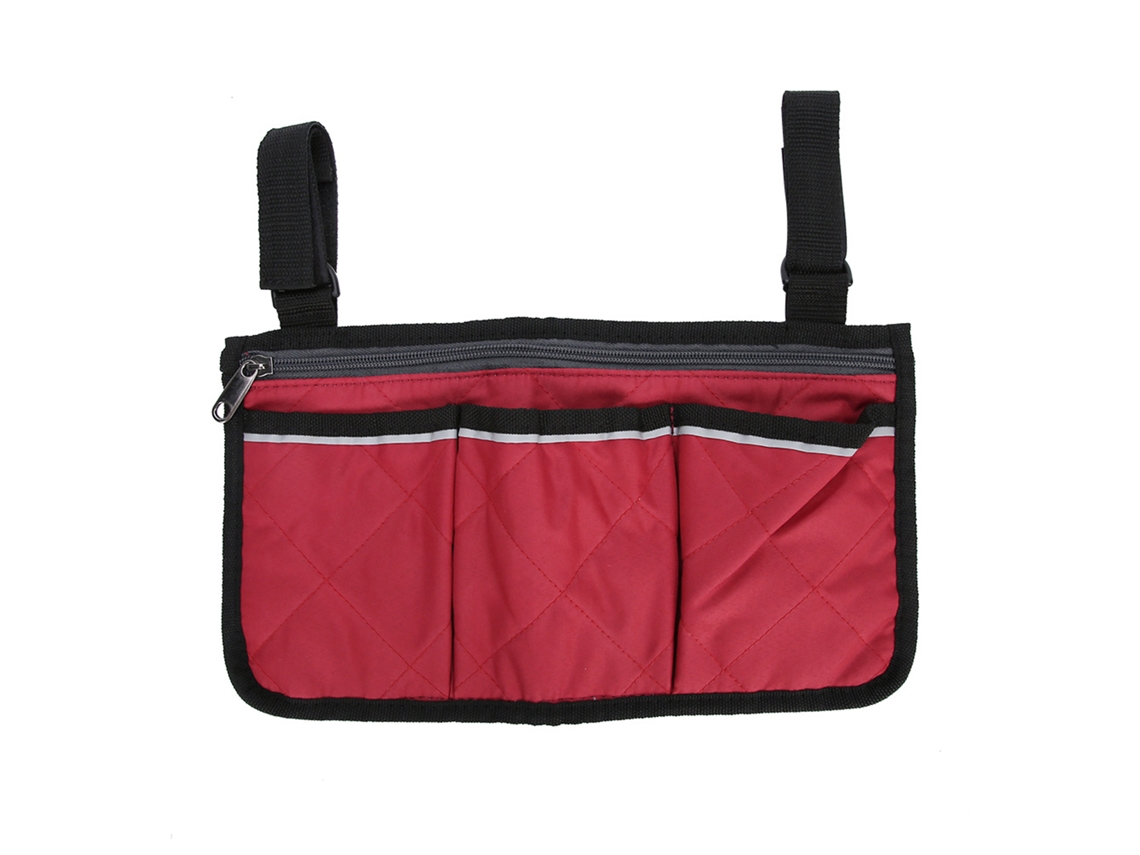 KOFIHETY Bolsa para Silla de Ruedas con Bolsillo Gran Capacidad Organizador de Almacenamiento Colgante Apoyabrazos Práctico