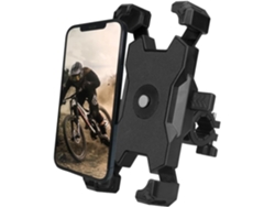 Soporte Para Teléfono De Bicicleta Y Motocicleta, [bloqueo Y Liberación En 1 Segundo], Soporte Para Teléfono De Manillar De Bicicleta (negro