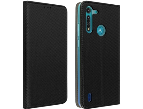 Funda Motorola Moto G8 Power Lite AVIZAR FOLIO-SMART-BK-G8L Negro