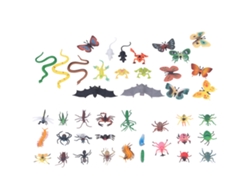 Set De 43 Piezas De Modelos De Insectos De Simulación Realistas - Suaves E Inofensivos - Juguete Educativo Para Niños De 4 A 6 Años