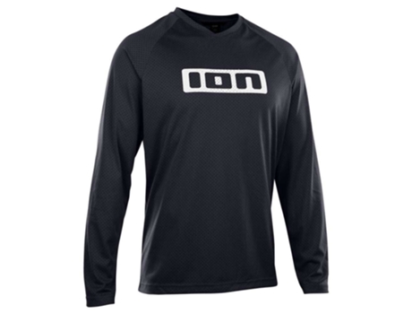 Jerseys ION Camisa De Enduro Manga Comprida Logo Preto 2XS Homem