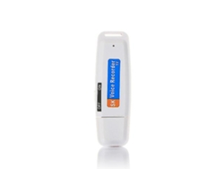 Grabadora digital USB, disco flash profesional, ideal para conferencias, entrevistas y reuniones Yizhood (blanco)
