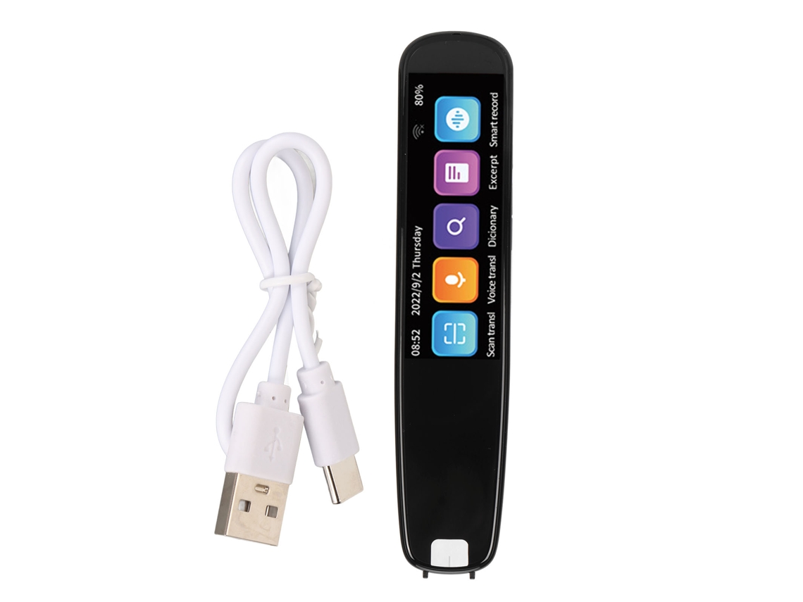 Lápiz traductor inteligente de escaneo de 2,99 pulgadas con Wi-Fi HD de 2 MP y 131 idiomas.