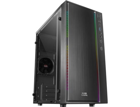 Caja PC MARS GAMING MCM (Mini ATX Tower - Negro)