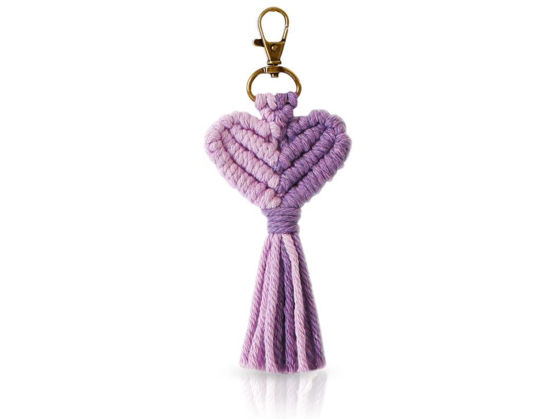 2026rebe-llaveros De Corazón Boho Estilo Nórdico Con Borlas Accesorio Artesanal Linjou