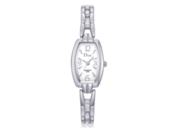 Relógio De Pulso Analógico Feminino De Luxo Gaiety Com Pulseira De Pu Branco