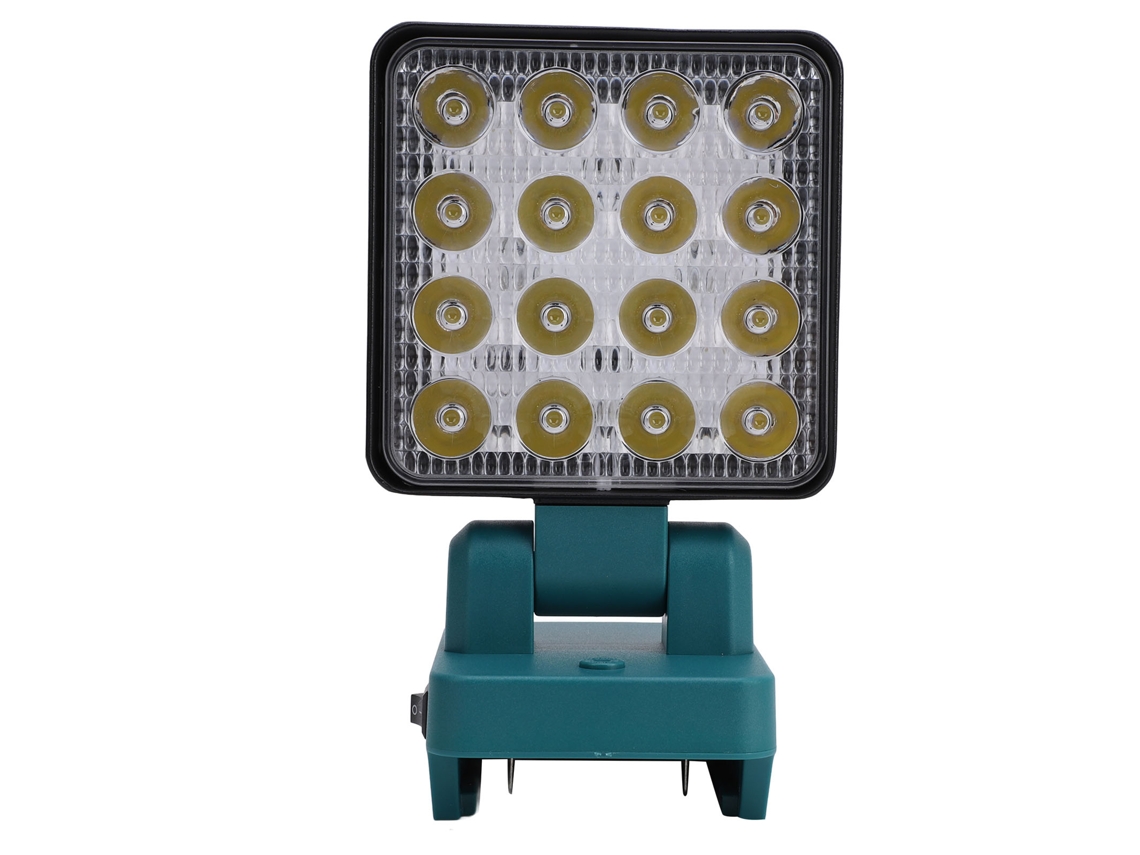 Yncm2026-luz De Trabajo Led Recargable Portátil Con Soporte 5v 2a 11‑15w 1200‑1500lm Para Baterías Bl1830 Bl1850 Bl1840 18v