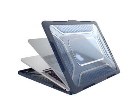 Funda Life Armor para Macbook Air 15 M2 2022 A2941 Azul VEANXIN