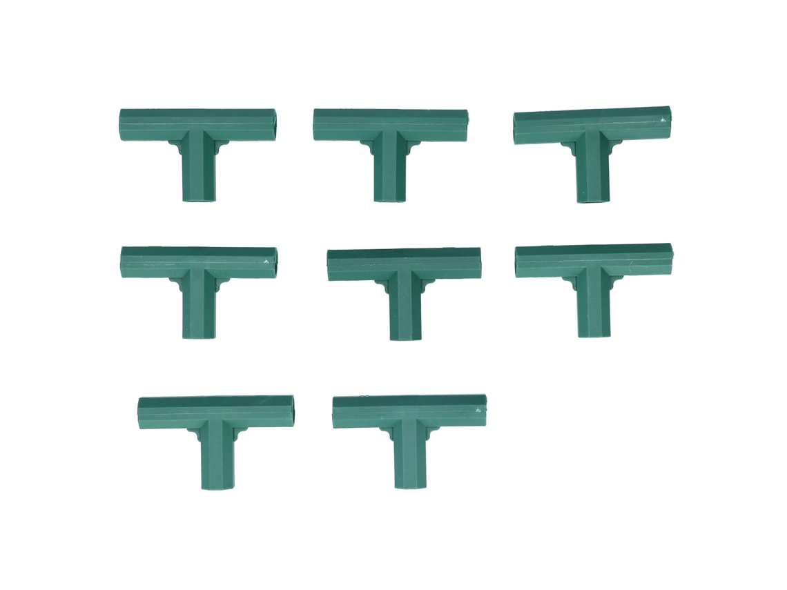 Conector en T para jardinería (para unir estacas y sujetar plantas)