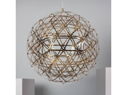 Lámpara de Suspensión LEDKIA Gloria (Dorado - LED Integrado - 45W)