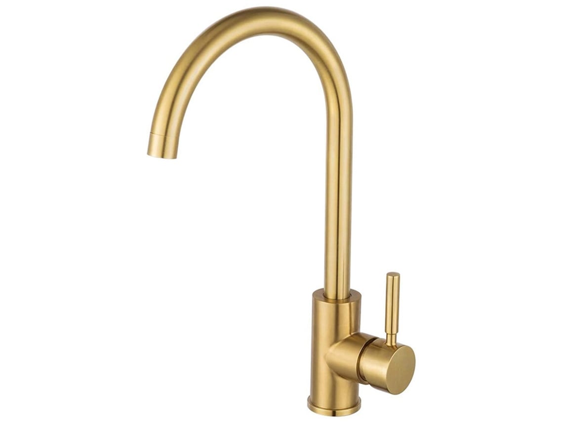 Grifo De Cocina De Arce De Acero Inoxidable De Un Solo Orificio
