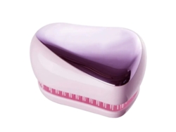 Escova desembaraçadora profissional feminina 2026 com função de massagem, cor rosa, design portátil e protetor.