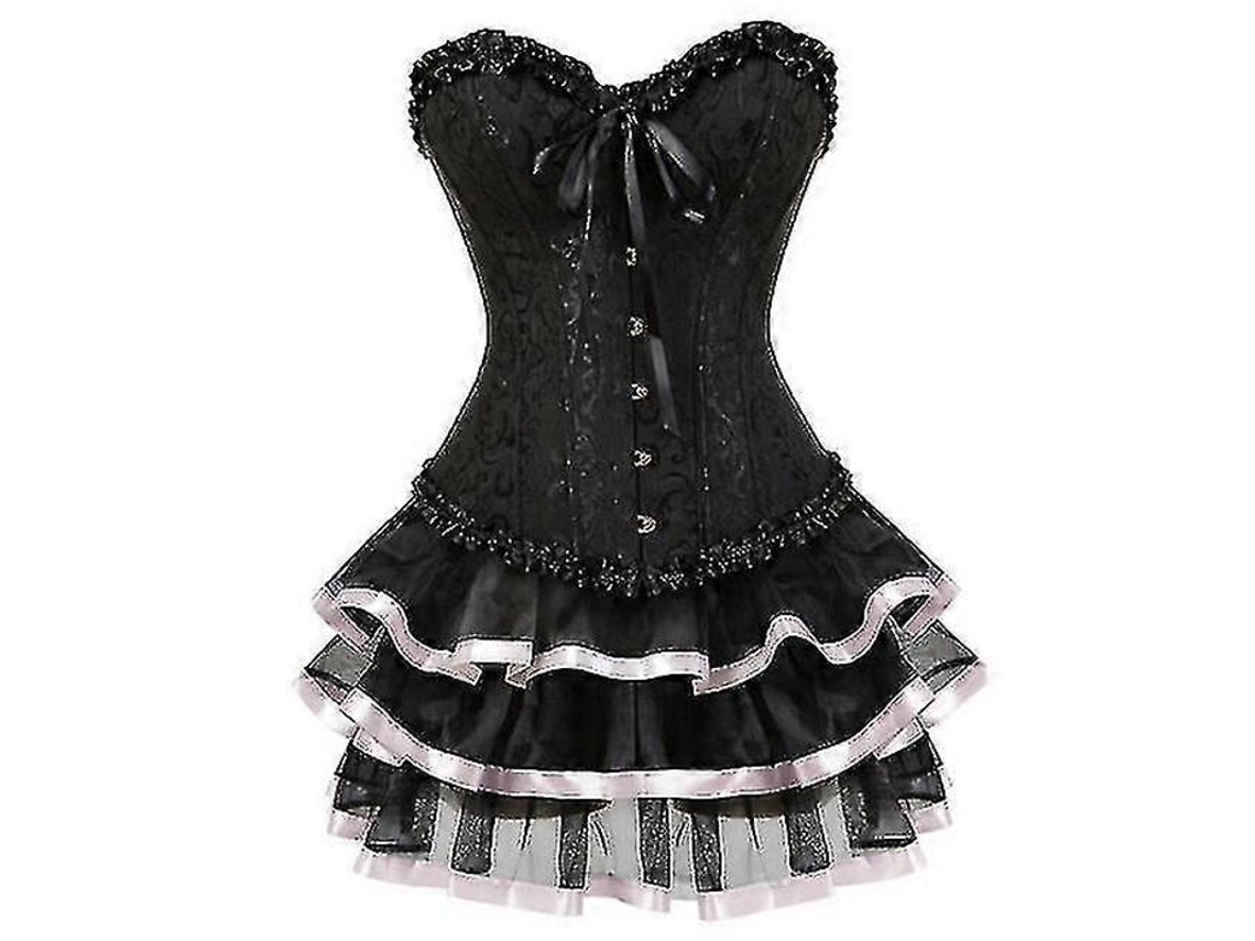 Disfraces De Corsé Sexys Para Mujeres De Tallas Grandes Estilo Burlesque Con Falda Corta Y Tutú.