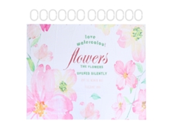 Cortina con dobladillo floral de verano (accesorio de baño con ganchos)