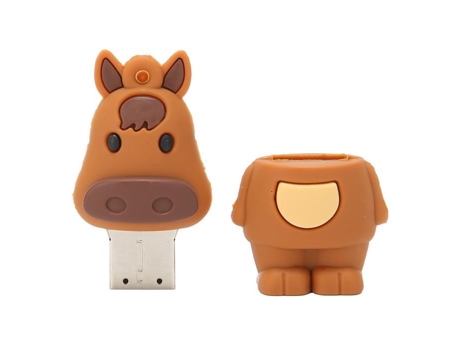 HURRISE Almacenamiento de Datos Varanda Puerta USB Almacenamiento Portátil de Dibujos Animados USB Flash Drive Almacenamiento de Computadora 128Gb ...